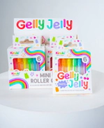 MINI BOLIGRAFOS ROLLER TINTA GEL PASTEL X6 KIRUKI