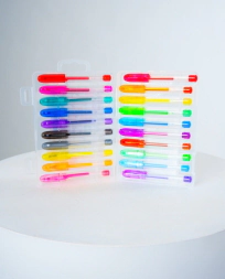 MINI BOLIGRAFOS ROLLER TINTA GEL X20 PERFUMADOS KIRUKI