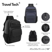 MOCHILA PORTANOTEBOOK TRAVEL TECH