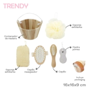 SET BA&Ntilde;O TRENDY