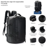 MOCHILA DE VIAJE GO WANDERLUST