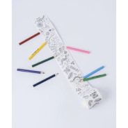 CINTA ADHESIVA COLOREAR FUN WORLD ROAR FW