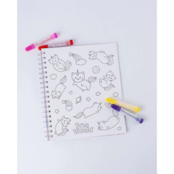 KIT STICKER BOOK FUN WORLD RAINBOW FW
