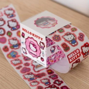 STICKERS BOX ROLL HELLO KITTY WERO