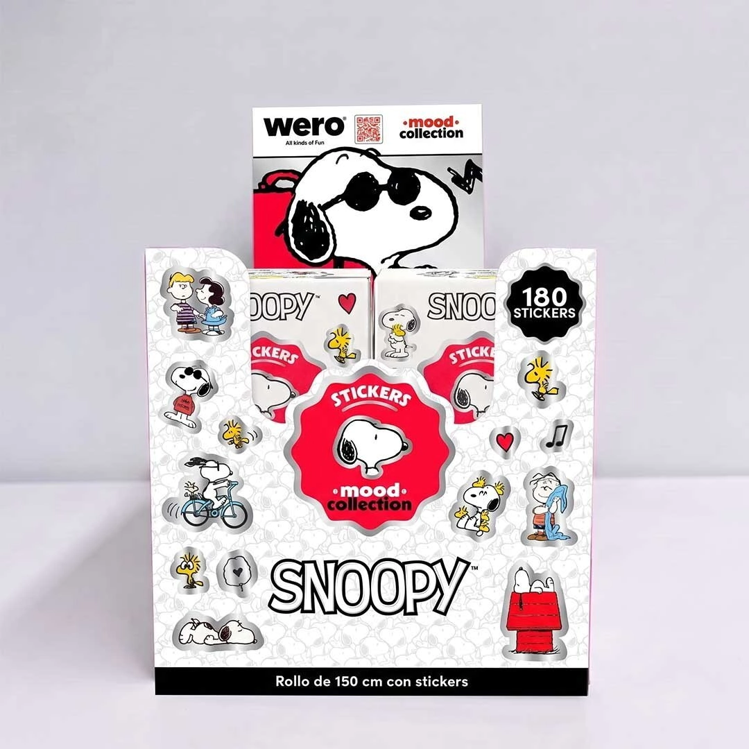 STICKERS BOX ROLL SNOOPY WERO