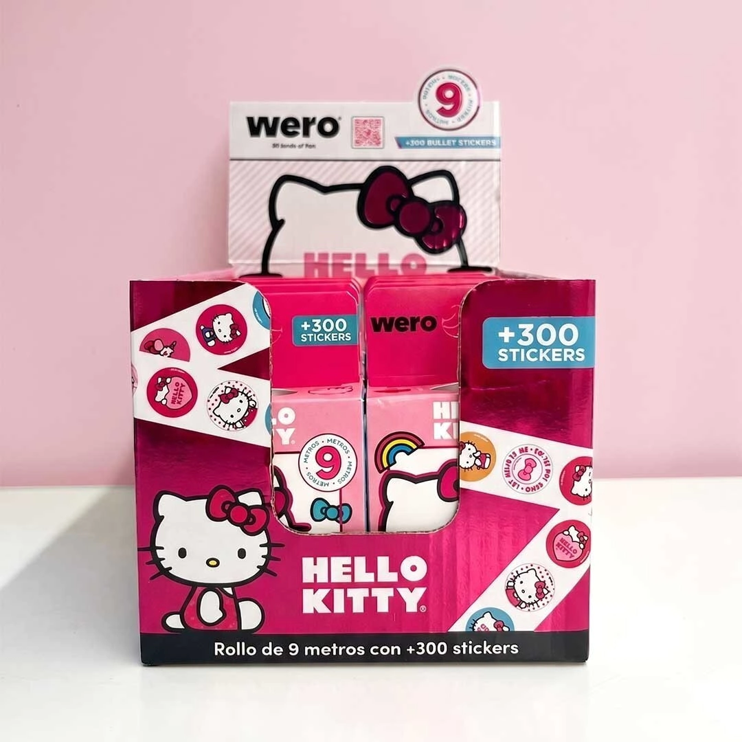 STICKERS BULLET ROLL HELLO KITTY WERO