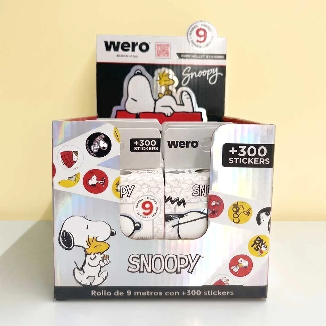 STICKERS BULLET ROLL SNOOPY WERO