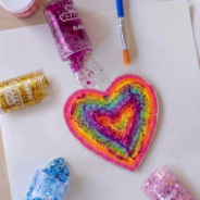 PEGAMENTO CON GLITTER PET BOX WERO