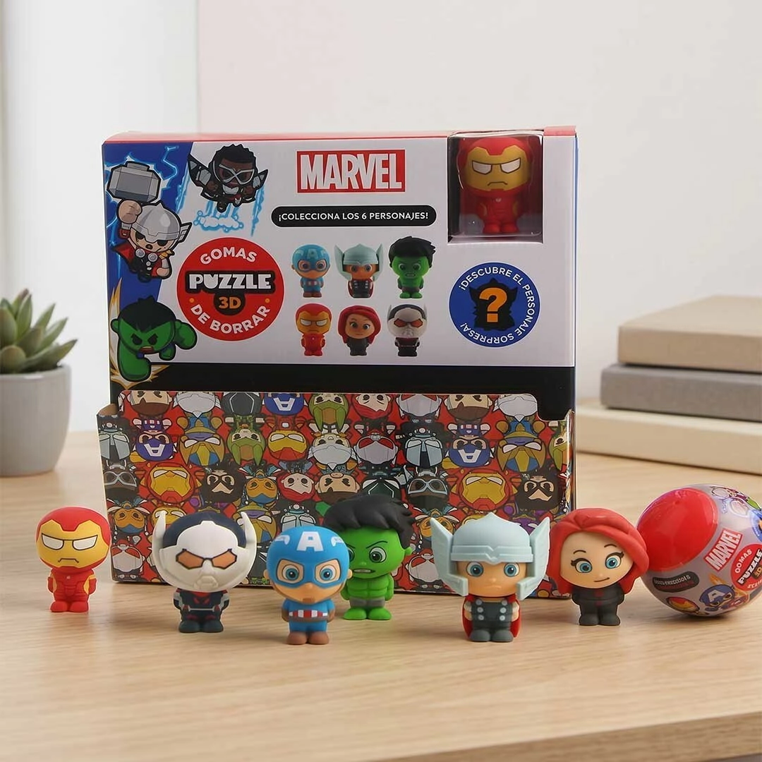 GOMA DE BORRAR PUZZLE MARVEL WERO