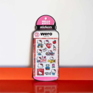 BOTTLE STICKERS HELLO KITTY WERO