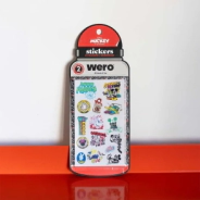 BOTTLE STICKERS MICKEY WERO