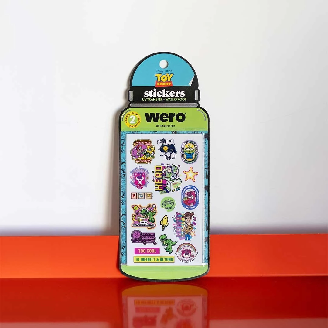 BOTTLE STICKERS TOY STORY WERO