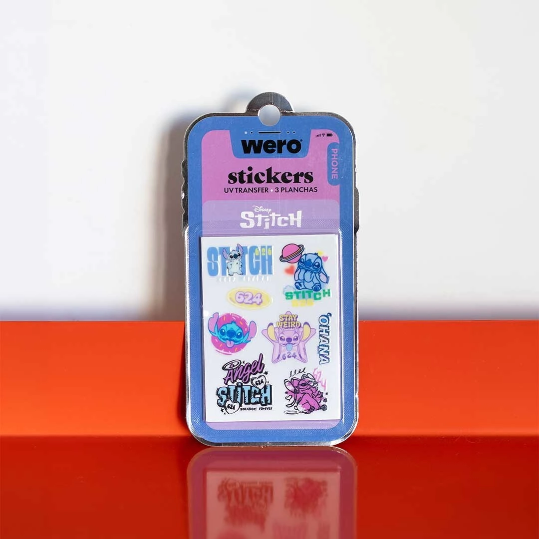 STICKERS PARA TELEFONO STITCH WERO