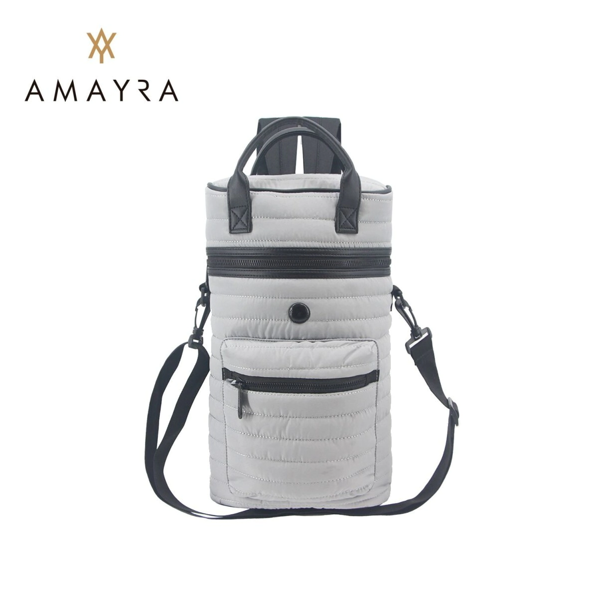 MOCHILA MATERO AMAYRA GRIS