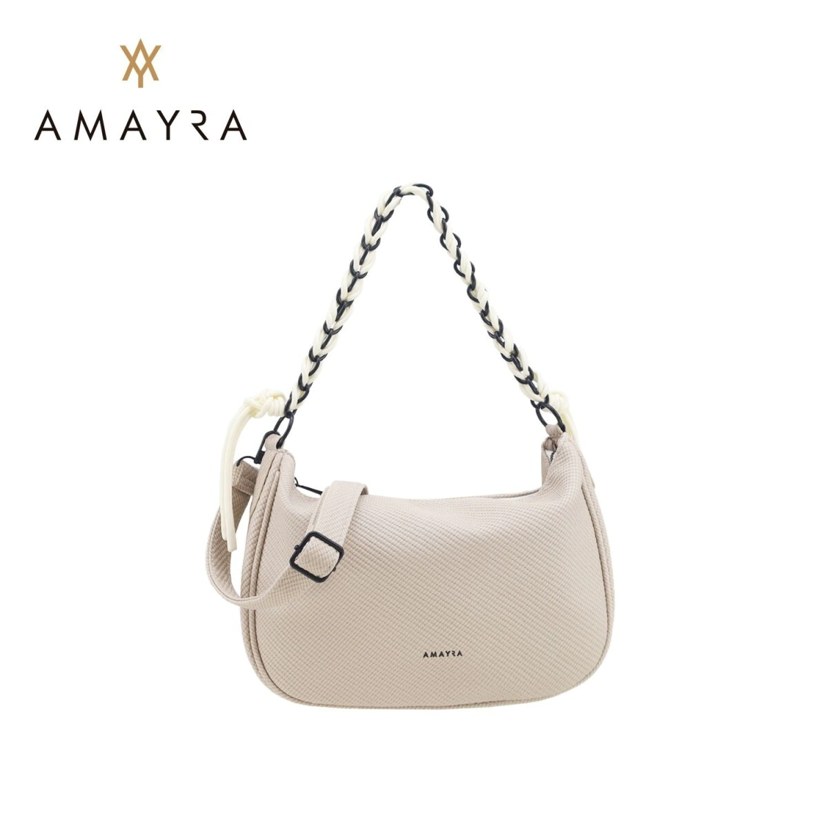 CARTERA AMAYRA CREMA