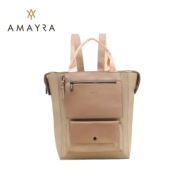 MOCHILA AMAYRA CREMA