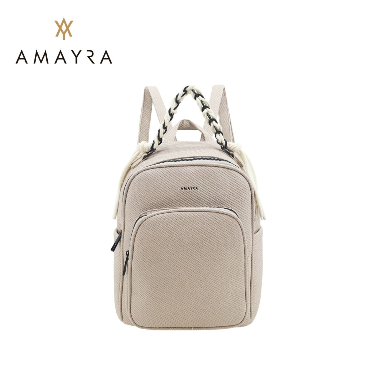 MOCHILA AMAYRA CREMA