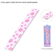 LIMA PARA U&Ntilde;AS RECTANGULAR ESTAMPADA SKORA