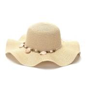 SOMBRERO MUJER CAPELINA PIEDRITAS SKORA