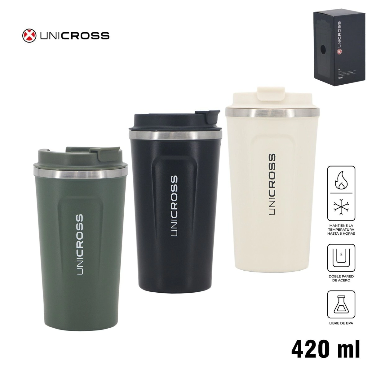 VASO TERMICO UNICROSS 420ML