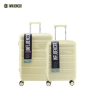 SET VALIJAS 20" 24" ABS AMARILLO INFLUENCER (SOLO X SET)