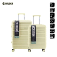 SET VALIJAS 20" 24" ABS AMARILLO INFLUENCER (SOLO X SET)