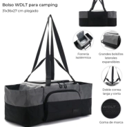 BOLSO WANDERLUST PARA CAMPING CON COMPARTIMENTO ISOTERMICO