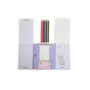 SET CUADERNO COLORIING BOOK TO GO CAT CHIMOLA