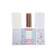 SET CUADERNO COLORIING BOOK TO GO POODLE CHIMOLA
