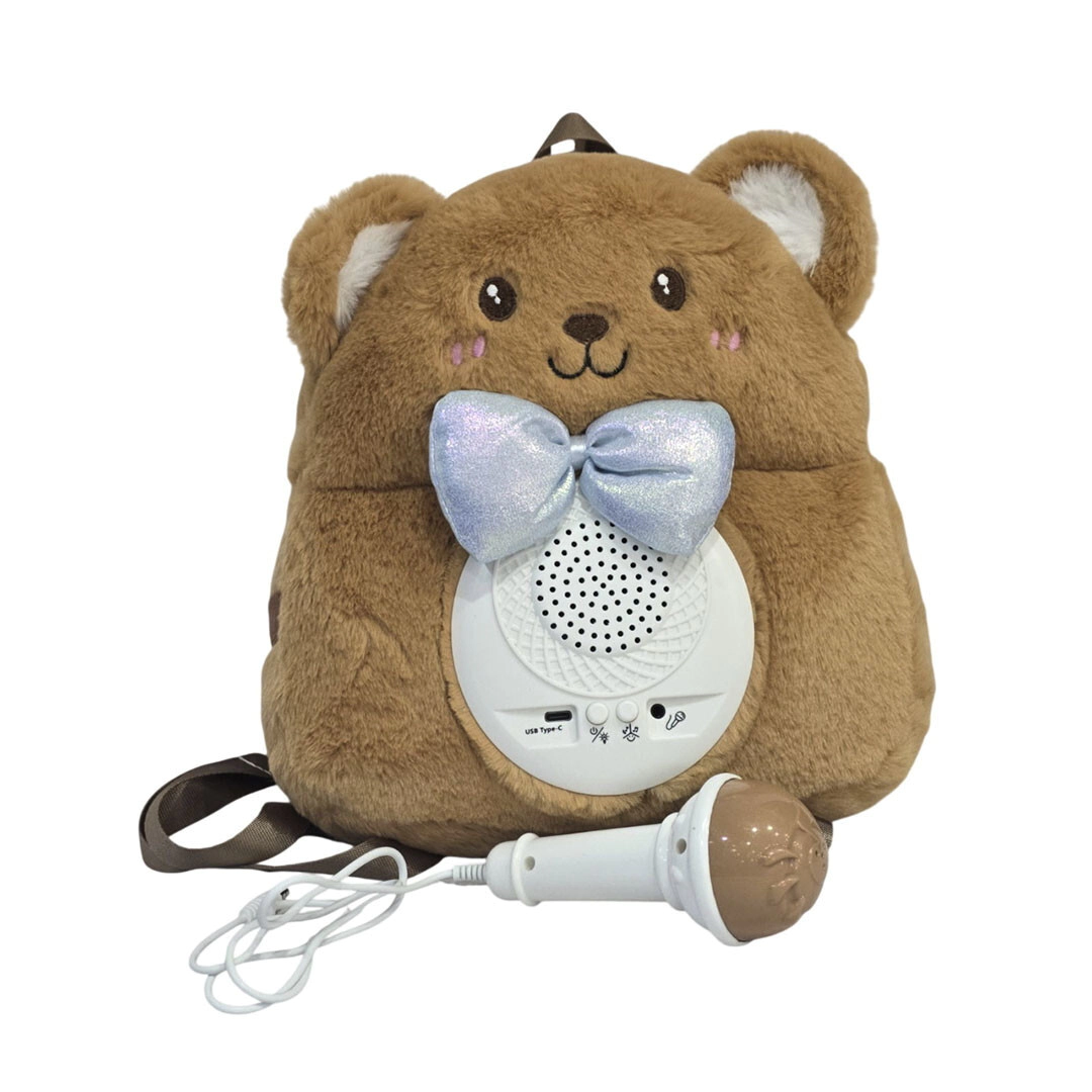 PARLANTE OSO CON MICROFONO (MTK59-5)