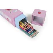 SET DE LAPICES DE COLORES BORRABLES X24 BUNNY CHIMOLA