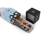 SET DE LAPICES DE COLORES BORRBLES X24 FUTBOL CHIMOLA