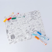MAT DE SILICONA COLOREABLE FUN WORLD ROAR
