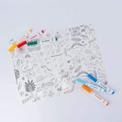 MAT DE SILICONA COLOREABLE FUN WORLD ROAR