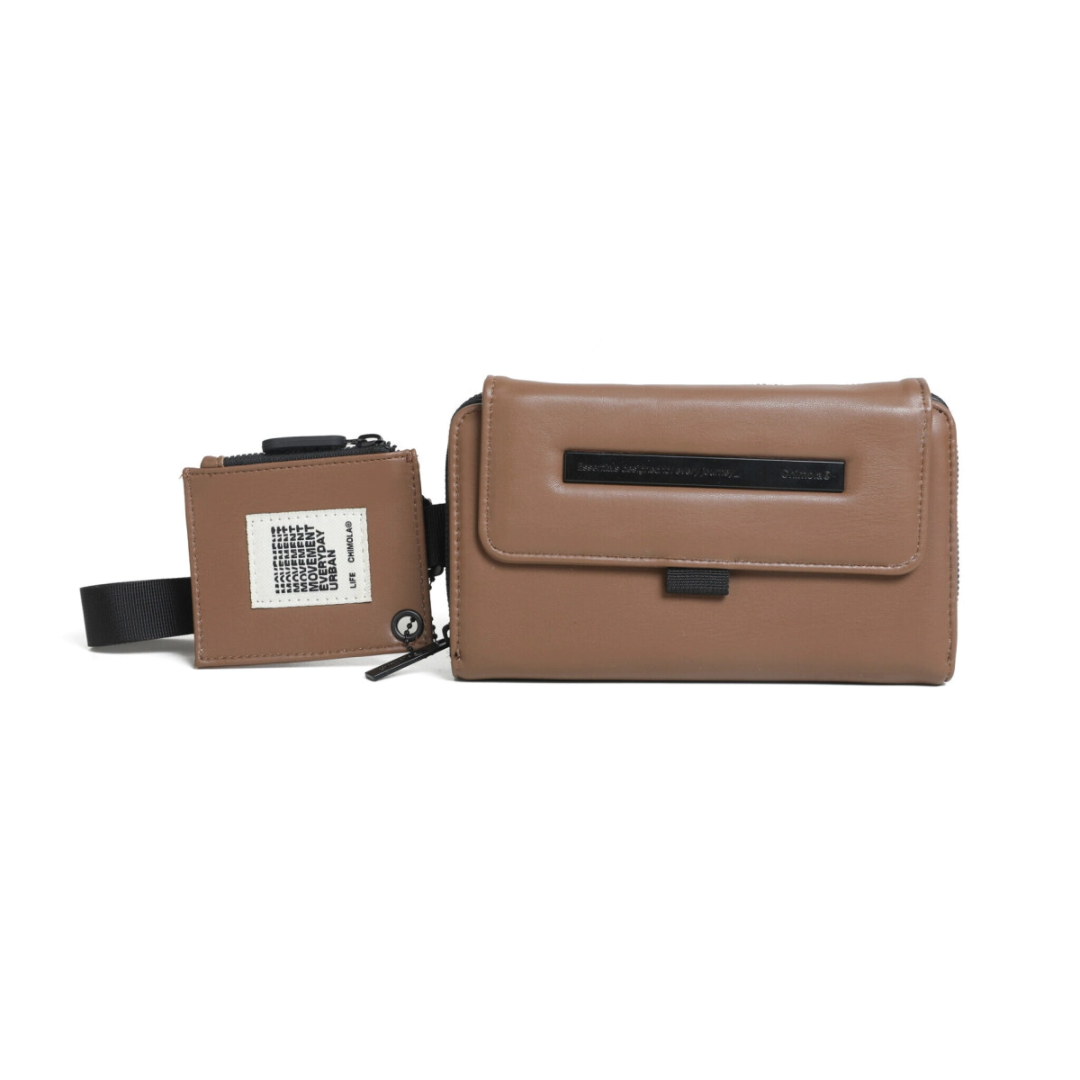 BILLETERA LARGA SLEEK CHIMOLA CHOCOLATE