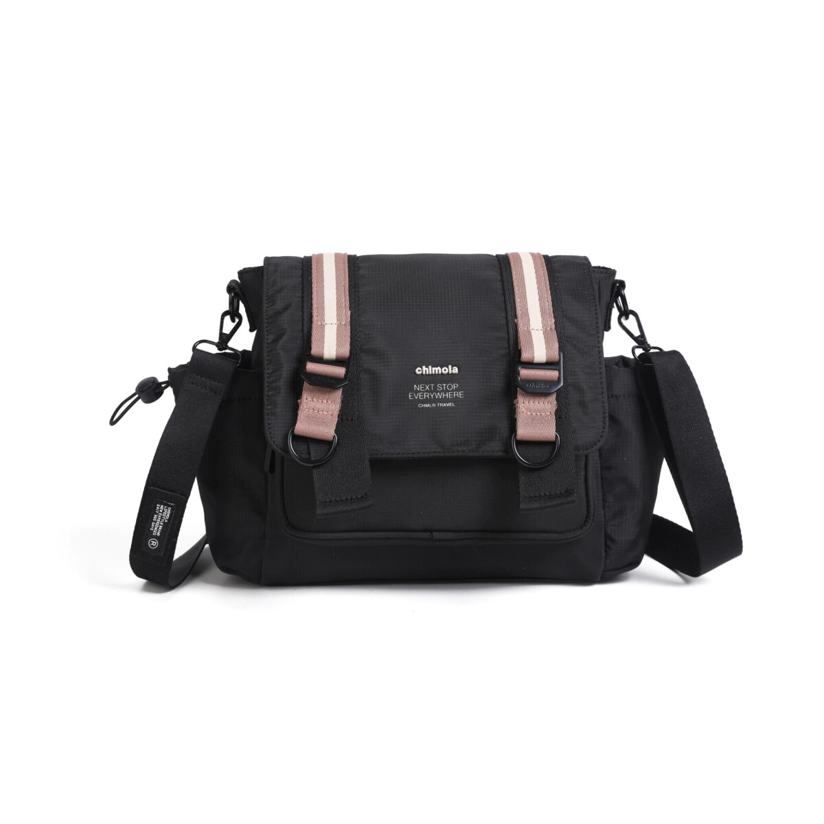 BANDOLERA DE VIAJE LONDON CHIMOLA BLACK