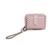 BILLETERA DOTS CHIMOLA PALE PINK