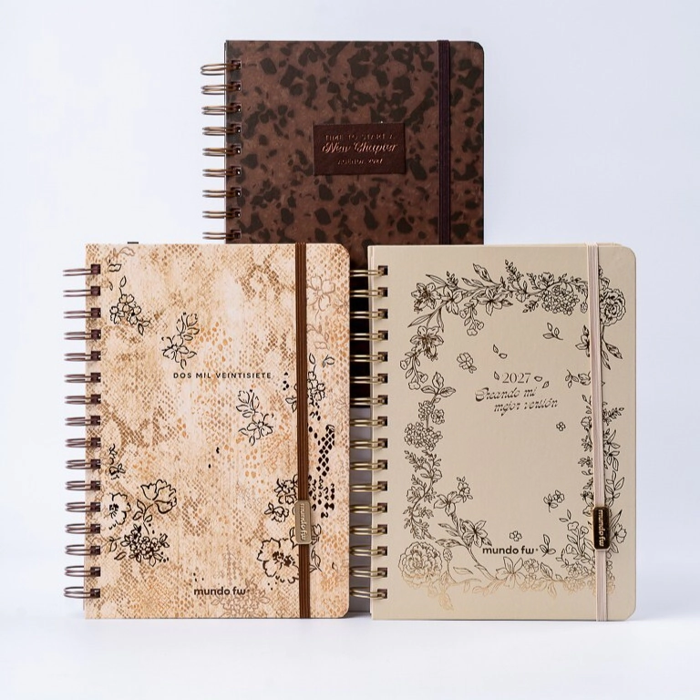 AGENDA 2027 FW DIARIA CON ESPIRAL 12X17 BOHO