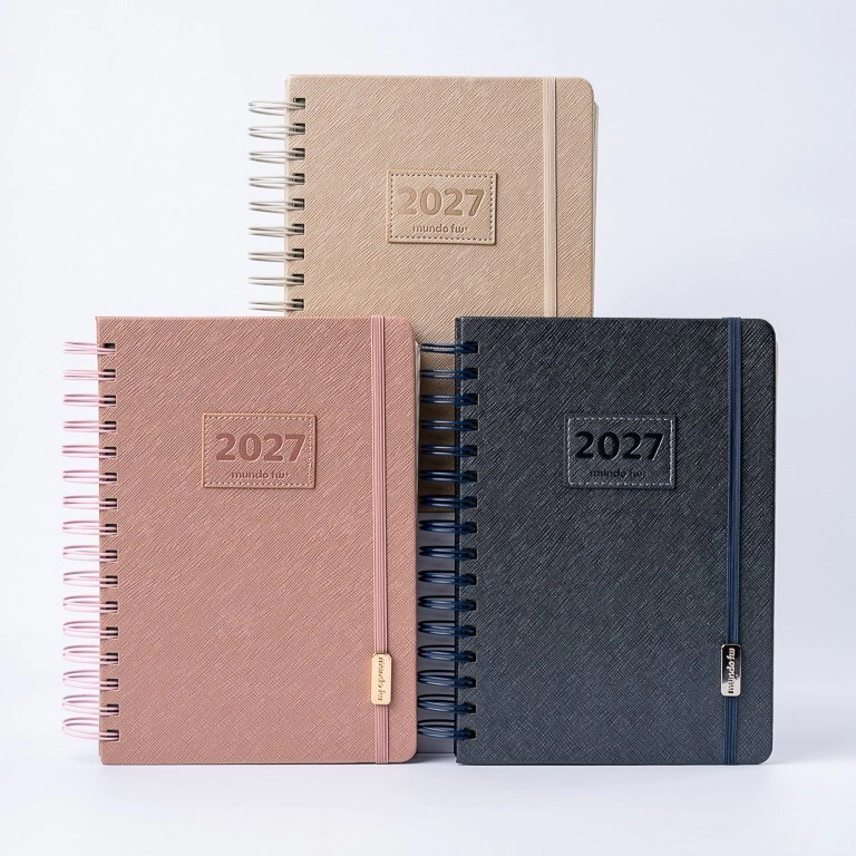 AGENDA 2027 FW SEMANAL CON ESPIRAL 15X21 MINIMALISTA