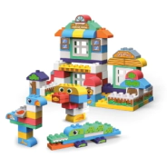 BLOQUES SOFT 151 PIEZAS CON STICKERS PHI PHI TOYS