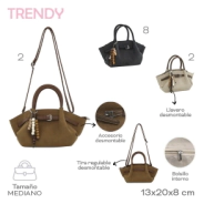 CARTERA TRENDY NEGRO