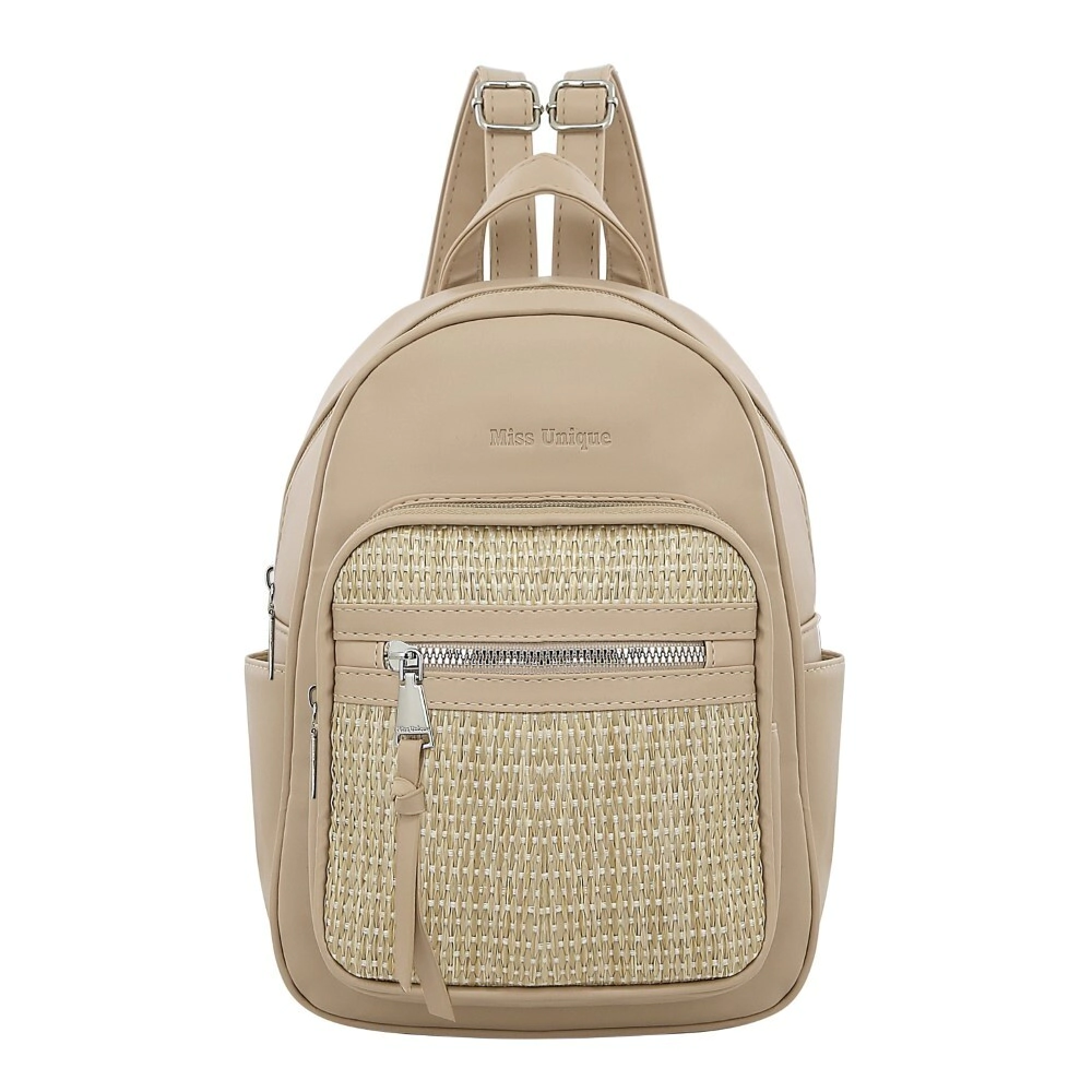 MOCHILA MISS UNIQUE BEIGE