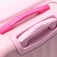 VALIJA 16" SKORA THINK HAPPY PINS HARD ABS ROSA
