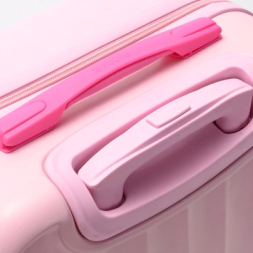 VALIJA 16" SKORA THINK HAPPY PINS HARD ABS ROSA