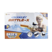SUPER PISTOLA DE AGUA A BATERIA BATTLE X BASE CARGA USB