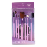 SET BROCHAS DE MAQUILLAJE Y ESPEJO X8 SKORA