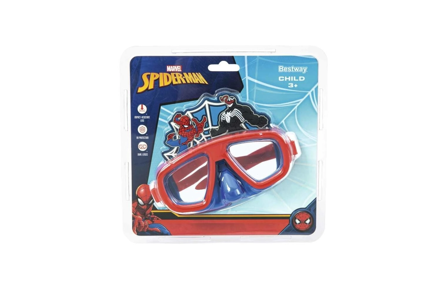 MASCARA DE BUCEO SPIDERMAN BESTWAY (7528)