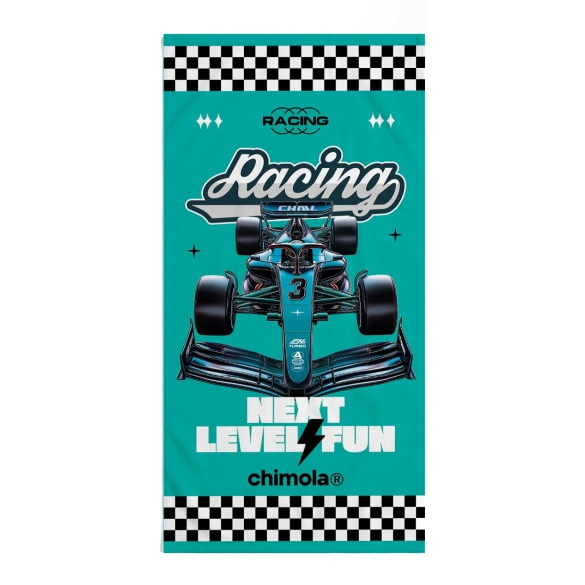 TOALLON RACING CAR CHIMOLA