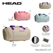 BOLSO HEAD CELESTE