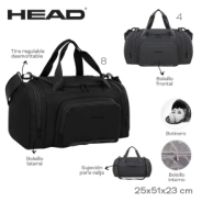 BOLSO HEAD GRIS